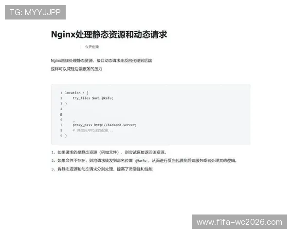 基于Nginx反向代理配置的高性能网站架构优化与安全实践指南